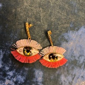 Mimi Scholer x Bakur eye earrings